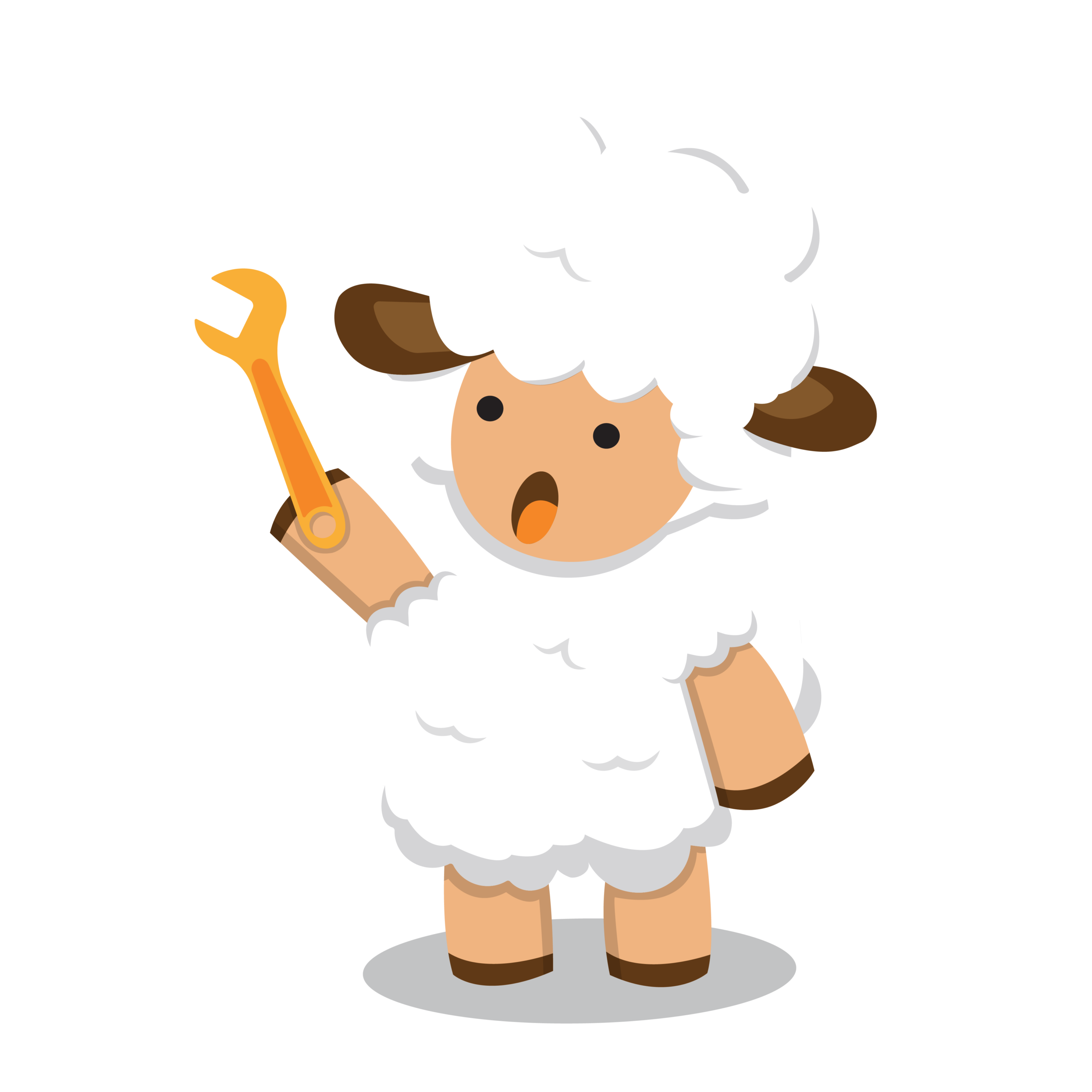 Toolsheep Mascot Online Shopping