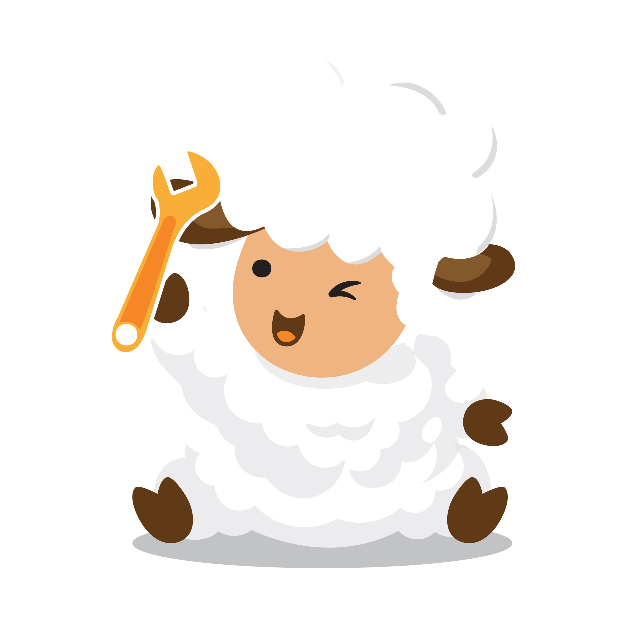 Toolsheep Mascot