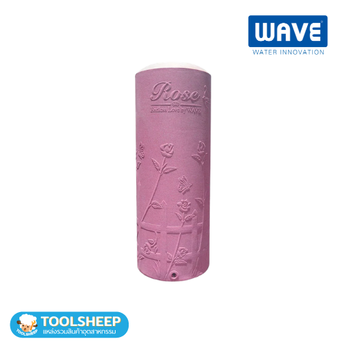 ถังเก็บน้ำบนดิน PE WAVE ROSE 400 ความจุ 400 ลิตร ทรงสูง