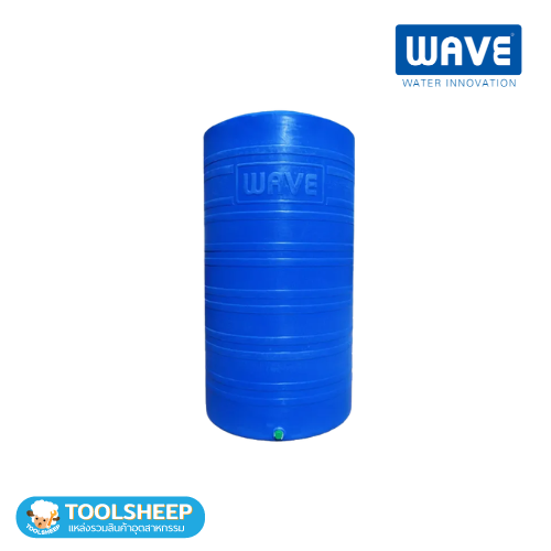 ถังเก็บน้ำบนดิน PE WAVE รุ่น NAVARA 500 NVR-500 ความจุ 500 ลิตร สีฟ้า